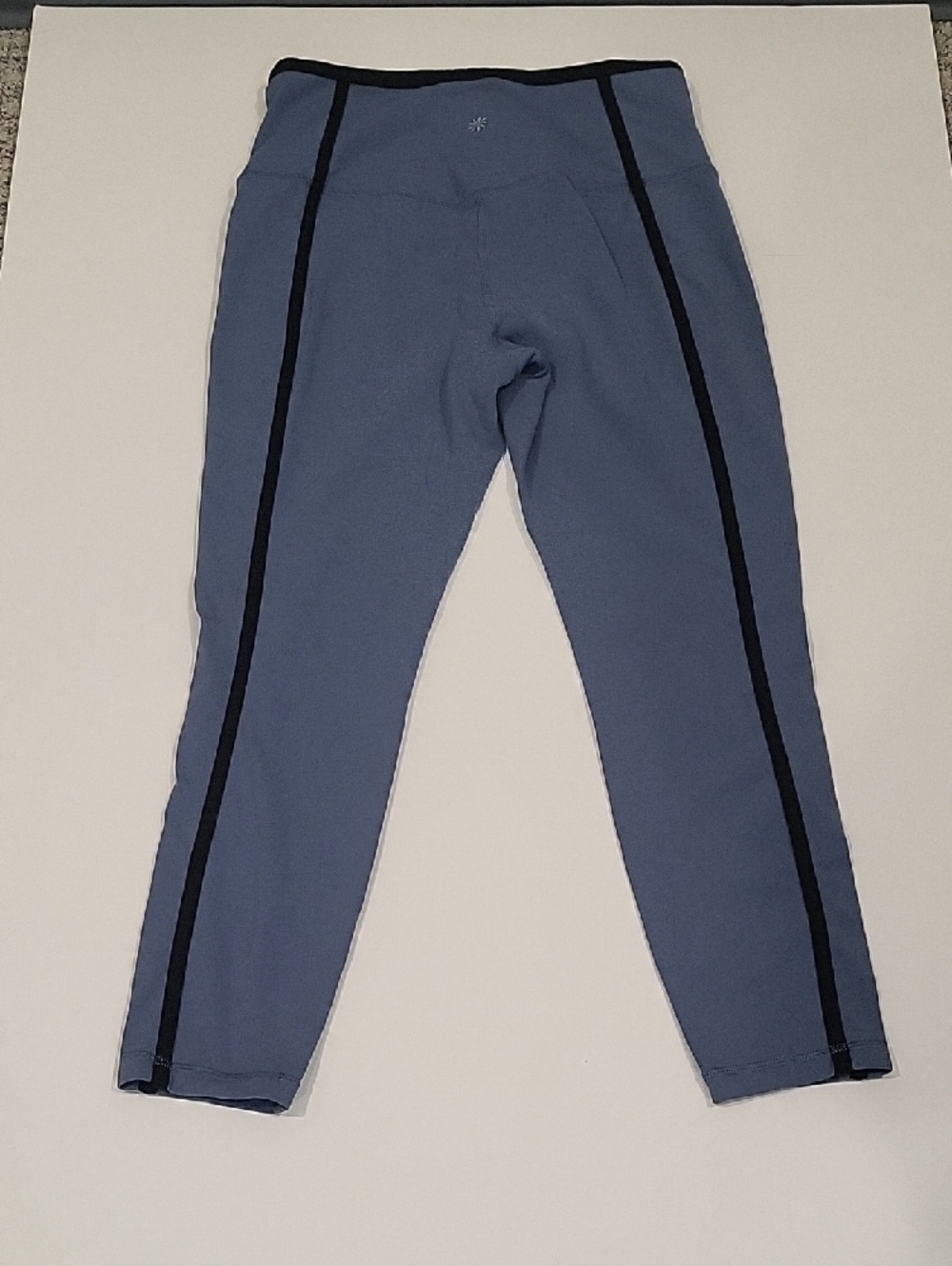 Athleta Elation 7/8 Leggings Ultra High Rise Blue Black Women’s Size Medium - Picture 3 of 8